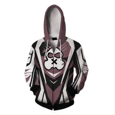 Unisex Mute Hoodies Rainbow Six Siege Zipper Jacket