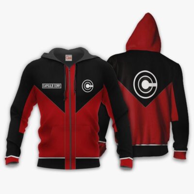 Capsule Corp Dragon Ball Anime Zipped Jacket