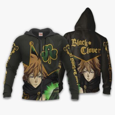 Best Design Finral Black Clover Anime Zipped Jacket