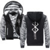 2020 Winter Mens Thick Sweatshirt Sacrifice Berserk Hoodies Brand Zipper Jacket Warm Fleece Thicken Coat Casual 28 - Anime Jacket UK Shop