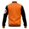 59 Goku Cell Saga DBZ Varsity Jacket BACK Mockup - Anime Jacket UK Shop