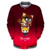 Aggretsuko Tracksuit Baseball Uniform Women Men s Jacket Long Sleeve Harajuku Streetwear American Cartoon 3D Clothes 3 - Anime Jacket UK Shop