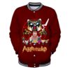 Aggretsuko Tracksuit Baseball Uniform Women Men s Jacket Long Sleeve Harajuku Streetwear American Cartoon 3D Clothes 4 - Anime Jacket UK Shop
