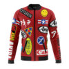 Akira Full Decals Bomber Jacket FRONT Mockup - Anime Jacket UK Shop