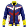 All Might MHA Varsity Jacket FRONT Mockup - Anime Jacket UK Shop
