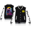 Anime Chainsaw Man Baseball Jacket Men Bomber Jacket Outerwear Harajuku Streetwear Hip Hop Baseball Uniform Casual 4 - Anime Jacket UK Shop