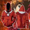 Anime Duel Monsters YU GI OH 3D Zipper Hoodie Sweatshirt Cosplay Costume Men Women Unisex Hooded 14 - Anime Jacket UK Shop