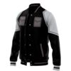 Anti Kaiju Defense Force KN8 Varsity Jacket F RIGHT Mockup - Anime Jacket UK Shop