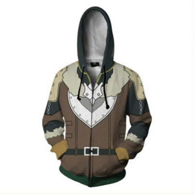 New Shield Hero Anime Zipper Jacket
