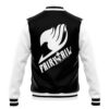 Black Fairy Tail Varsity Jacket BACK Mockup - Anime Jacket UK Shop
