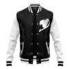 Black Fairy Tail Varsity Jacket FRONT Mockup - Anime Jacket UK Shop