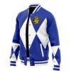 Blue Ranger MMPR Varsity Jacket F RIGHT Mockup - Anime Jacket UK Shop