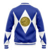 Blue Ranger Wolf MMPR Vasity Jacket BACK Mockup - Anime Jacket UK Shop