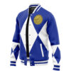Blue Ranger Wolf MMPR Vasity Jacket FRONT RIGHT Mockup - Anime Jacket UK Shop