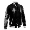 Burn Knuckles Crew L Varsity Jacket F LEFT Mockup - Anime Jacket UK Shop