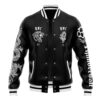 Burn Knuckles Crew L Varsity Jacket FRONT Mockup - Anime Jacket UK Shop