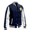 Dandy Space Dandy Varsity Jacket F LEFT Mockup - Anime Jacket UK Shop