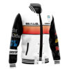 Drift Racer Initial D Varsity Jacket FRONT LEFT Mockup - Anime Jacket UK Shop