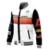 Drift Racer Initial D Varsity Jacket FRONT RIGHT Mockup - Anime Jacket UK Shop