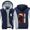 Dropshiping Winter Rainbow Six Siege Jacket Baseball Unisex Wool Liner Fleece Hoodie Thick zipper Sweatshirt For 9 - Anime Jacket UK Shop