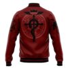 Edward Pattern FMA Varsity Jacket BACK Mockup - Anime Jacket UK Shop