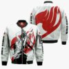 Erza Scarlet Anime Manga Fairy Tail Silhouette 3D Bomber - Anime Jacket UK Shop