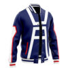 Gym Uniform MHA Varsity Jacket F LEFT Mockup - Anime Jacket UK Shop