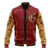 Hogwarts Legacy Gryffindor HP Varsity Jacket FRONT Mockup 1 - Anime Jacket UK Shop