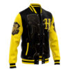 Hogwarts Legacy Hufflepuff V2 HP Varsity Jacket F LEFT Mockup - Anime Jacket UK Shop