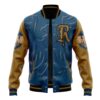 Hogwarts Legacy Ravenclaw HP Varsity Jacket FRONT Mockup - Anime Jacket UK Shop