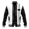Kenpachi Zaraki Bleach Varsity Jacket FRONT Mockup - Anime Jacket UK Shop