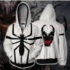 Marvel Spiderman Spider Peripheral 3D digital print Sweatshirts and hoodies boys Oversize zip hoodie clothes 6yrs 9 - Anime Jacket UK Shop