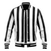 Obanai Iguro Pattern DS Varsity Jacke FRONT Mockup - Anime Jacket UK Shop