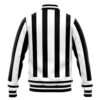 Obanai Iguro Pattern DS Varsity Jacket BACK Mockup - Anime Jacket UK Shop