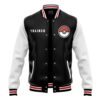 Poke League Bomber P Varsity Jacket FRONT Mockup - Anime Jacket UK Shop