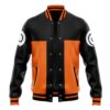 Shipuuden Naruto Varsity Jacket FRONT Mockup - Anime Jacket UK Shop