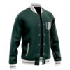 Survey Corps AOT Varsity Jacket F LEFT Mockup - Anime Jacket UK Shop