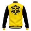 Trafalgar Law Pattern OP Varsity Jacket BACK - Anime Jacket UK Shop