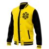 Trafalgar Law Pattern OP Varsity Jacket F RIGHT - Anime Jacket UK Shop