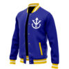 Vegeta V1 A DBZ Varsity Jacket F RIGHT Mockup - Anime Jacket UK Shop