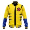 X Men Wolverine M Varsity Jacket FRONT Mockup 1 - Anime Jacket UK Shop