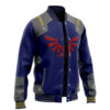 Zelda Shield Style TLZ Varsity Jacket F LEFT Mockup - Anime Jacket UK Shop