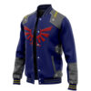 Zelda Shield Style TLZ Varsity Jacket F RIGHT Mockup - Anime Jacket UK Shop