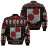 attack on titan ugly christmas garrison anime manga 3d bomberlq9fz - Anime Jacket UK Shop
