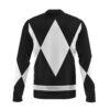 black ranger mighty morphin power rangers casual bomber jacket gpblt - Anime Jacket UK Shop