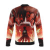 burning attack on titan casual bomber jacketrcawx - Anime Jacket UK Shop