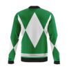 green ranger mighty morphin power rangers casual bomber jacket 73w2s - Anime Jacket UK Shop