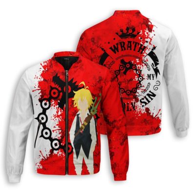 Sin of Wrath My Hero Academia Bomber Jacket